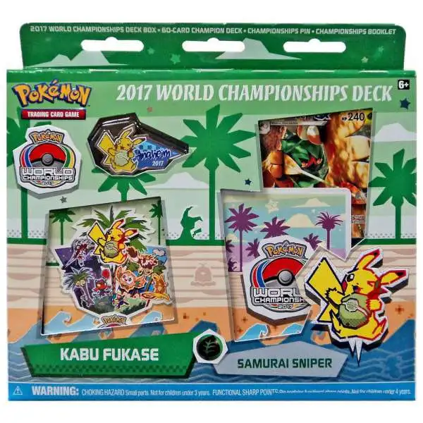 Pokemon 2017 World Championships Kabu Fukase Deck [Samurai Sniper]