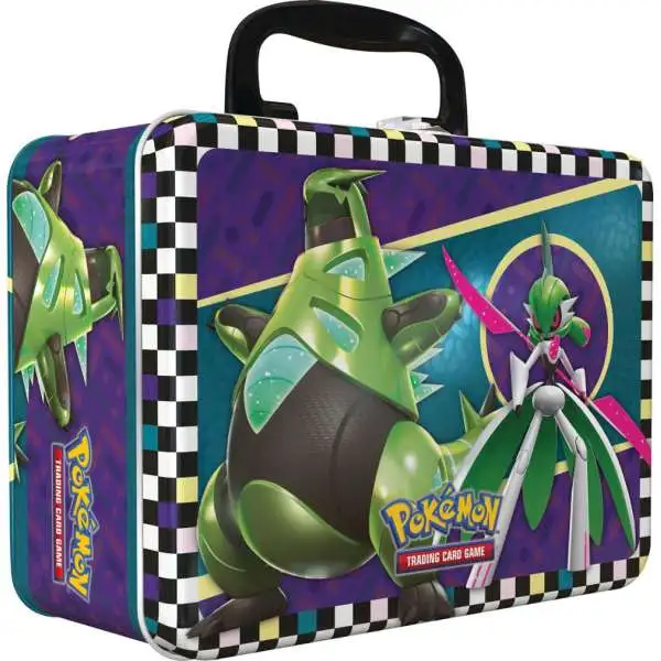 Pokemon 2024 Back to School Collector's Treasure Chest Tin Set [6 Booster Packs, 2 Foil Cards, Coins, Stickers & More]