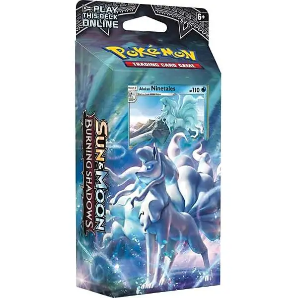 Pokemon Sun & Moon Burning Shadows Luminous Frost Theme Deck [Alolan Ninetales]