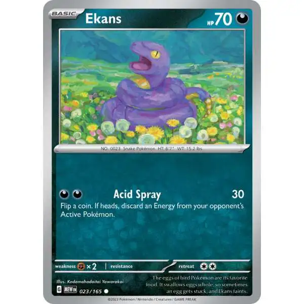 Pokemon Scarlet & Violet 151 Common Ekans #23