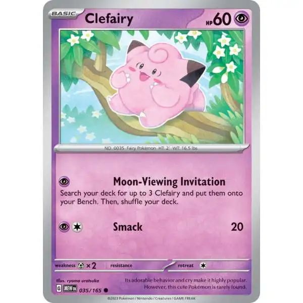 Pokemon Scarlet & Violet 151 Common Clefairy #35