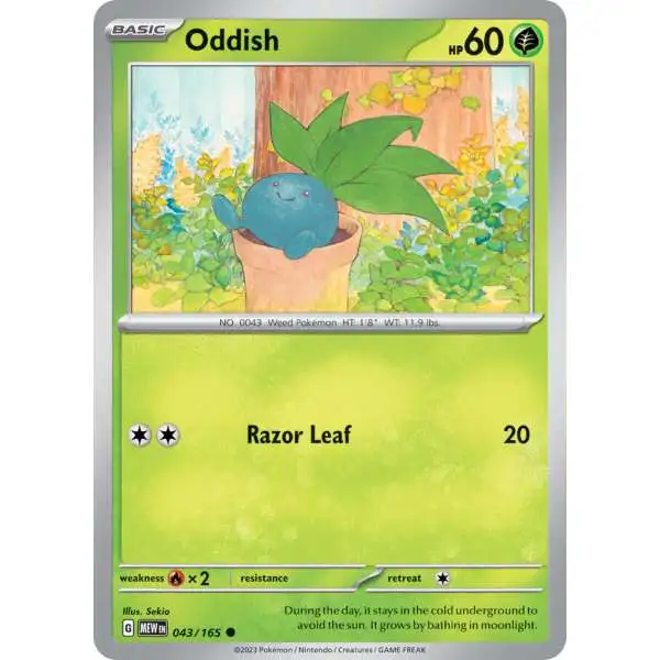 Pokemon Scarlet & Violet 151 Common Oddish #43