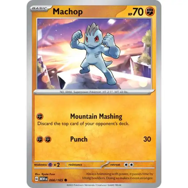 Pokemon Scarlet & Violet 151 Common Machop #66