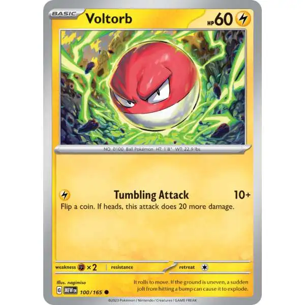 Pokemon Scarlet & Violet 151 Common Voltorb #100