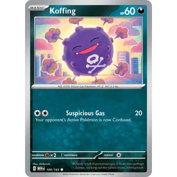 Pokemon Scarlet & Violet 151 Common Koffing #109