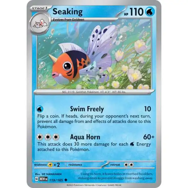 Pokemon Scarlet & Violet 151 Uncommon Seaking #119