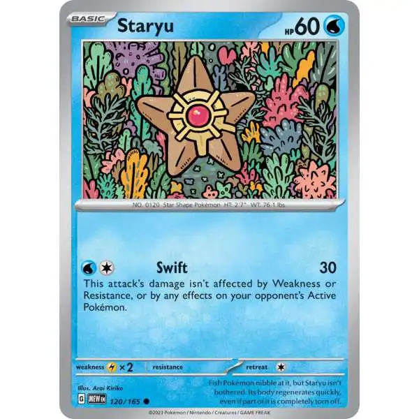 Pokemon Scarlet & Violet 151 Common Staryu #120