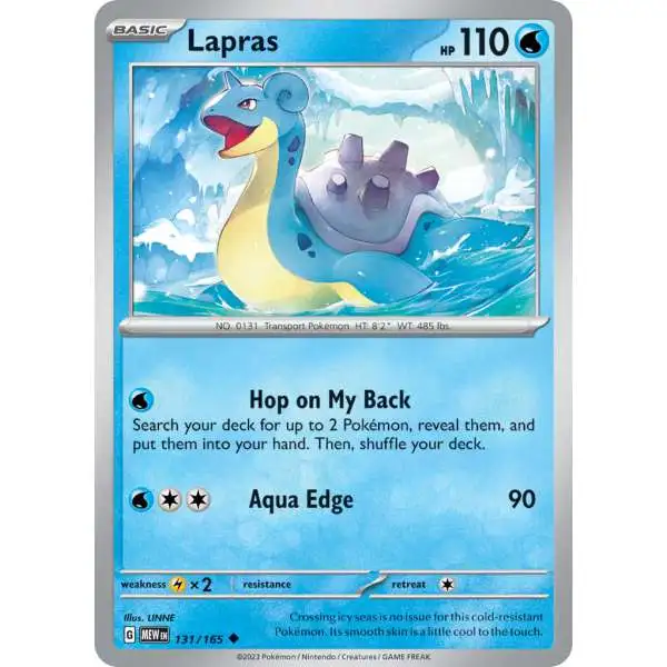 Pokemon Scarlet & Violet 151 Uncommon Lapras #131