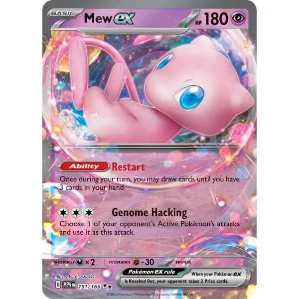 Pokemon Scarlet & Violet 151 Double Rare Mew ex #151