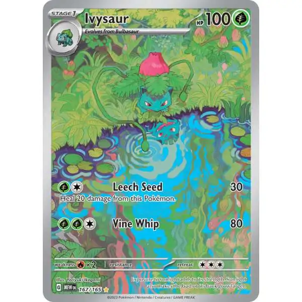 Pokemon Scarlet & Violet 151 Illustration Rare Ivysaur #167