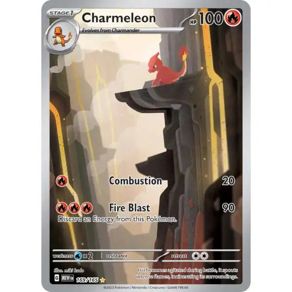 rare charmeleon pokemon card Charizard ex 066/165 - 151 - Double - Evolution 3 Set Colorless Artist Charmeleon SV2a Pokmon 151
