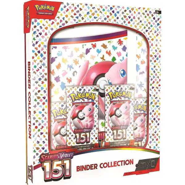 Scarlet & Violet Pokemon 151 Binder Collection [ENGLISH, 4 Booster Packs & Binder with 20x 9-Pocket Pages]