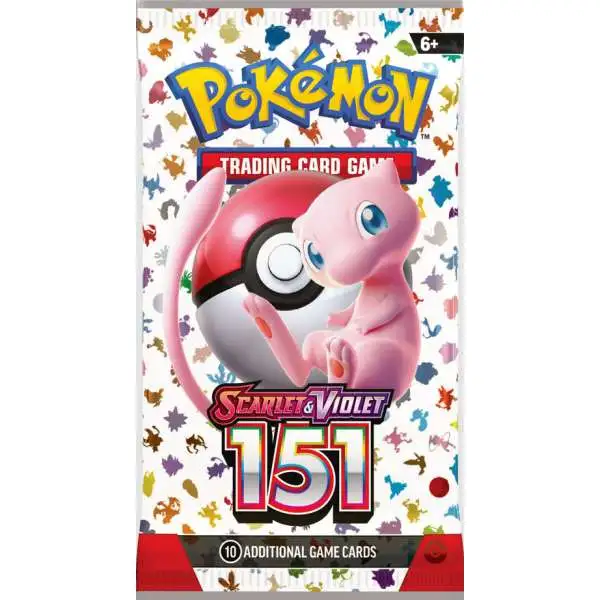 Scarlet & Violet Pokemon 151 Booster Pack [ENGLISH, 10 Cards]