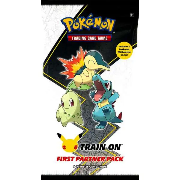 pokemon trading card game train on first partner pack Pack- 25th Anniversary October (Kanto) This collection includes 1 booster pack containing 3 of 9 illustration rare Pokemon 25th Anniversary Train On