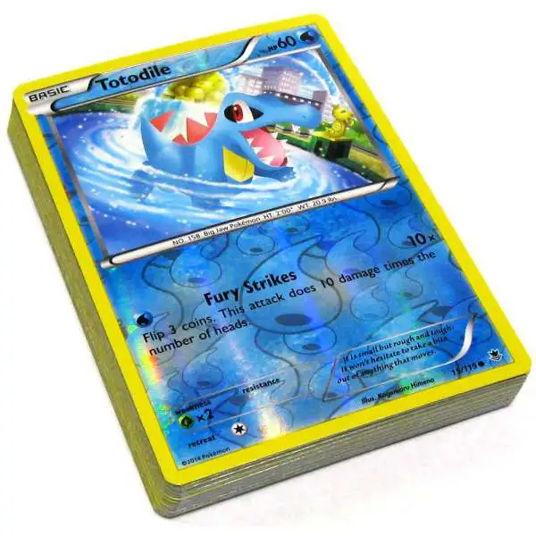 Pokemon Trading Card Game LOT of 25 RANDOM Reverse Holo Foil Single Cards