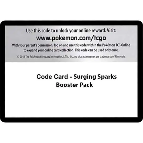 Pokemon Scarlet & Violet Surging Sparks LOT of 36 TCG Online Code Cards