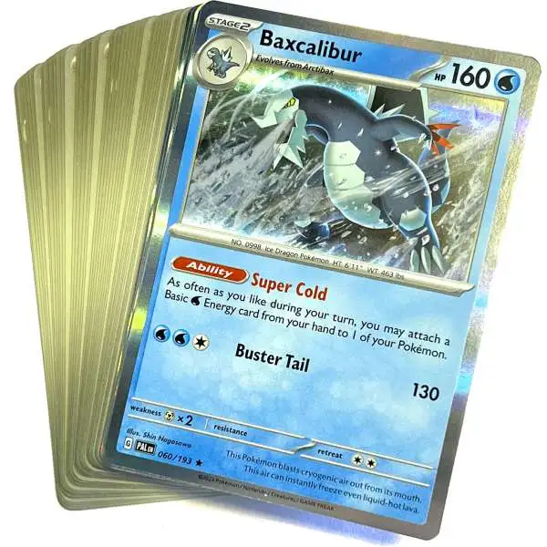 Pokemon Trading Card Game Paldea Evolved LOT of 50 Single Cards [5 Rares, 45 Uncommons/Commons]