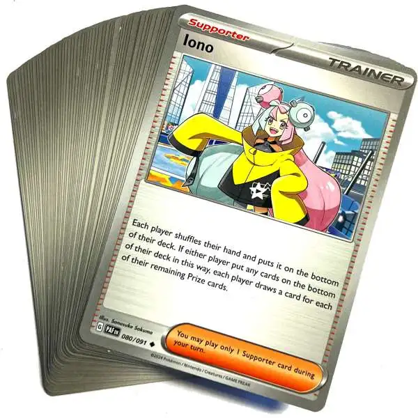 Pokemon Trading Card Game Paldean Fates LOT of 50 Single Cards