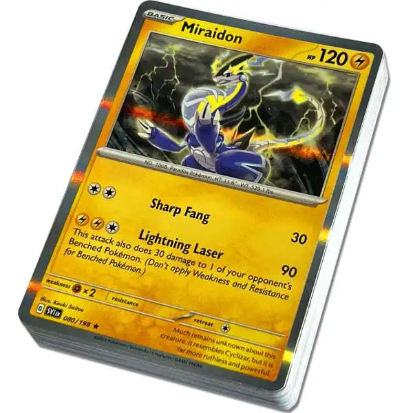 thumbnail interactive-video image 1 of Pokemon TCG: Scarlet & Violet 151 Mystery Lot – 50 English Cards (Used, 2023) 1 of 6