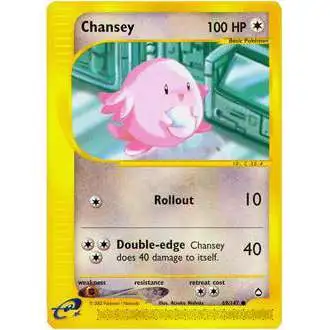 Pokemon Aquapolis Common Chansey #69