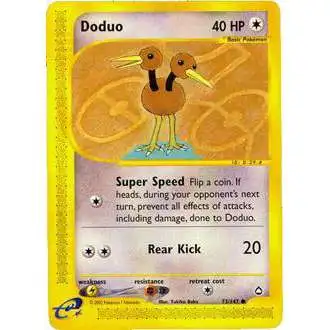 Pokemon Aquapolis Common Doduo #73 [Moderately Played]