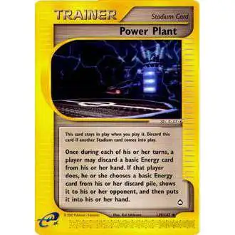 Pokemon Aquapolis Uncommon Power Plant #139