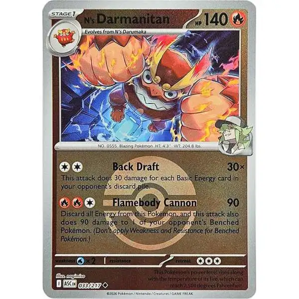 pokemon darmanitan card Galarian V - 169/185 Water Water Galarian Darmanitan VMAX - 037/185