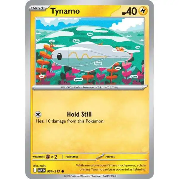 Pokemon Trading Card Game Ascended Heroes Common Tynamo #059