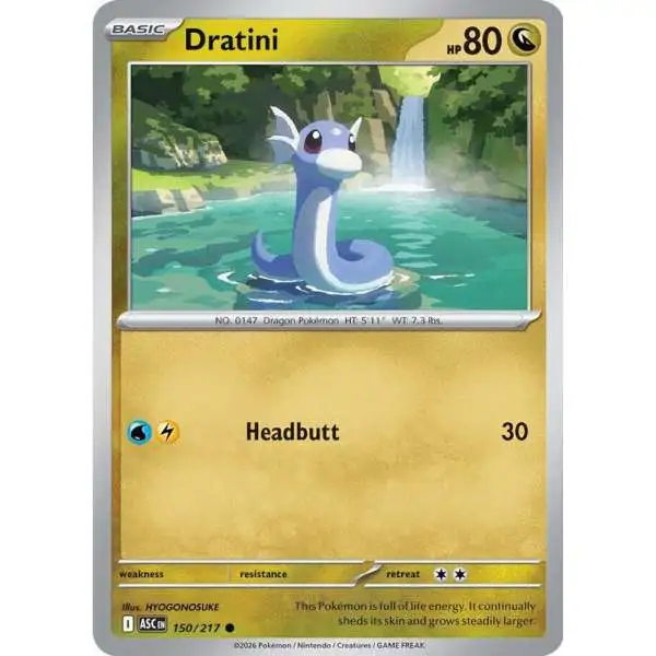 Pokemon Trading Card Game Ascended Heroes Common Dratini #150