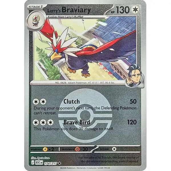 pokemon card braviary - 214/191 - Surging Sparks If heads Braviary | Black & WhiteEmerging