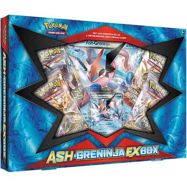 Pokemon XY Ash-Greninja EX Box [4 Booster Packs, Promo Card & Oversize Card]