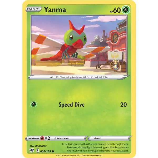 Pokemon Trading Card Game Sword & Shield Astral Radiance Common Yanma #6