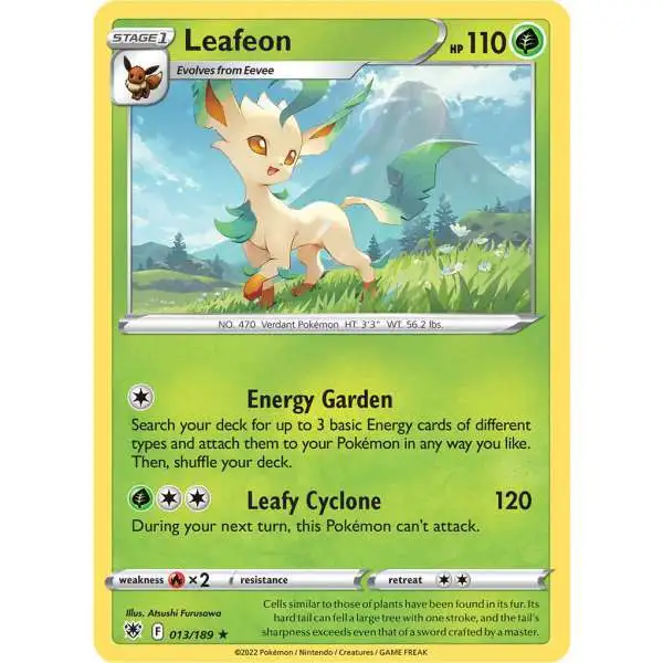 Pokemon Trading Card Game Sword & Shield Astral Radiance Rare Leafeon #13