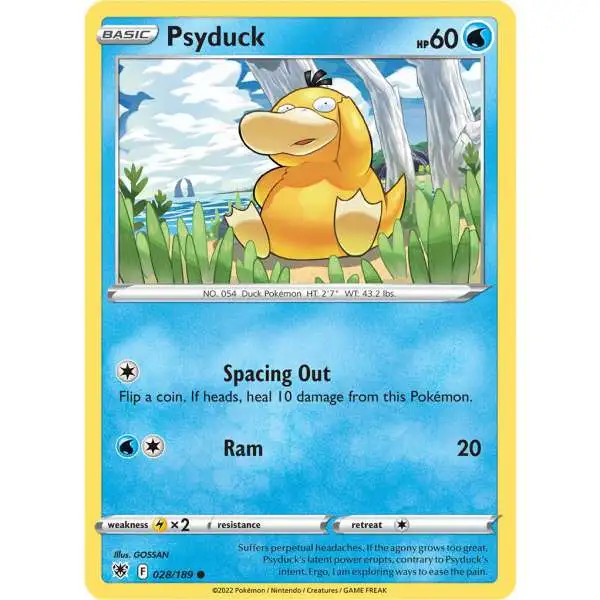 Pokemon Trading Card Game Sword & Shield Astral Radiance Common Psyduck #28