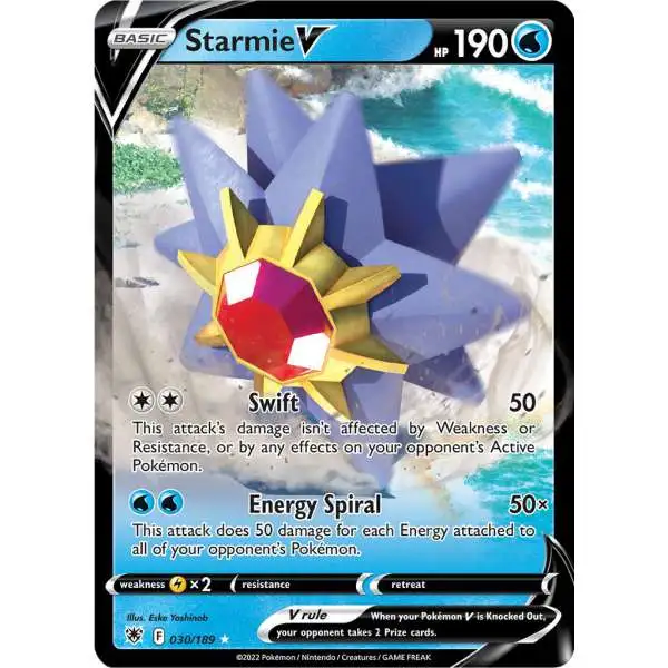 Pokemon Trading Card Game Sword & Shield Astral Radiance Ultra Rare Starmie-V #30