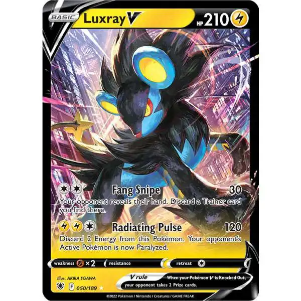 Pokemon Trading Card Game Sword & Shield Astral Radiance Ultra Rare Holo Luxray-V #50