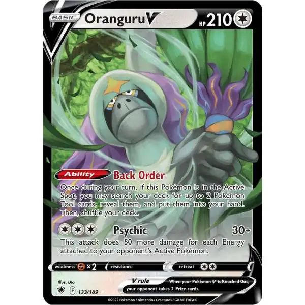 oranguru pokemon card full art TCG Rare Sword & Shield Holographic 148/202 the trusted official grading guarantees its condition Oranguru - 114/156 (Reverse Foil)