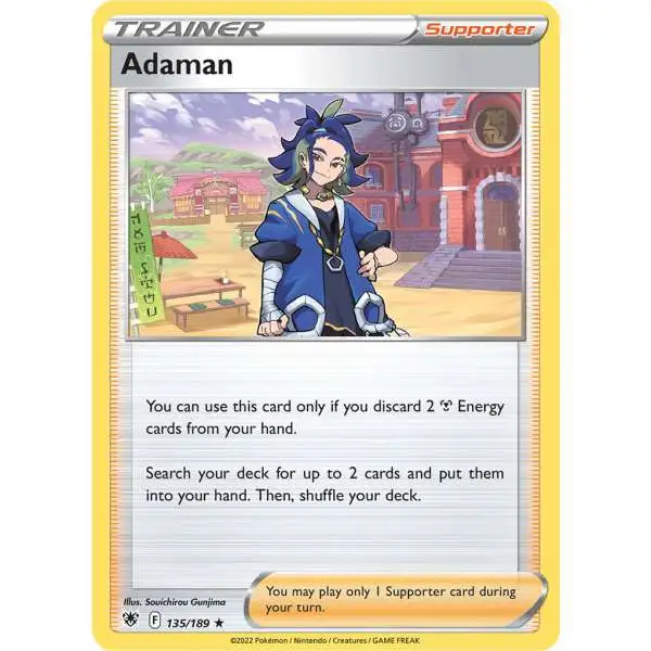 Pokemon Trading Card Game Sword & Shield Astral Radiance Holo Rare Adaman #135