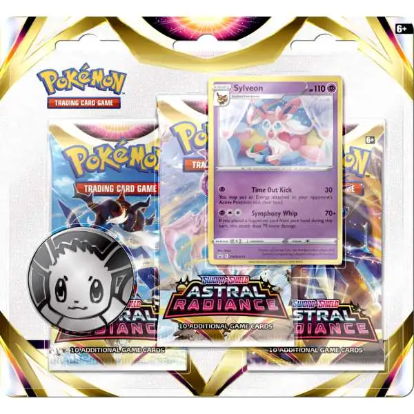 Pokemon Sword & Shield Astral Radiance Sylveon Special Edition [3 Booster Packs & 1 Foil Promo Card]