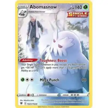 Pokemon Trading Card Game Sword & Shield Astral Radiance Ultra Rare Abomasnow TG01 [Trainer Gallery]