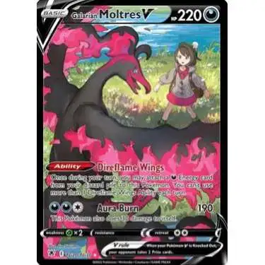 Pokemon Trading Card Game Sword & Shield Astral Radiance Ultra Rare Galarian Moltres V TG20 [Trainer Gallery]