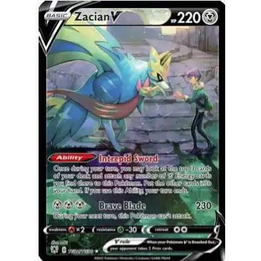 Pokemon Trading Card Game Sword & Shield Astral Radiance Ultra Rare Zacian V TG21 [Trainer Gallery]