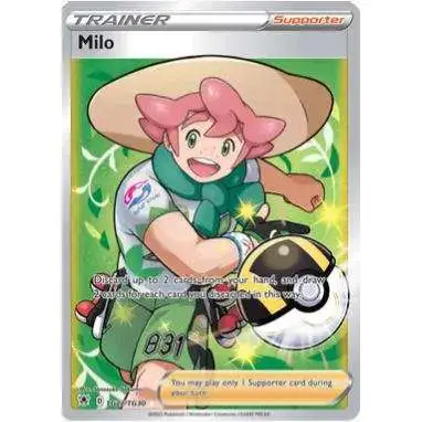 Pokemon Trading Card Game Sword & Shield Astral Radiance Ultra Rare Milo TG27 [Full Art Trainer Gallery]