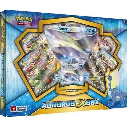 Pokemon XY Aurorus EX Box [4 Booster Packs, Promo Card & Oversize Card]