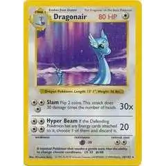 Pokemon Base Set Rare Dragonair #18 [Shadowless]