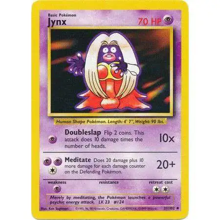 Pokemon Base Set Uncommon Jynx #31