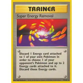 Pokemon Base Set Rare Super Energy Removal #79