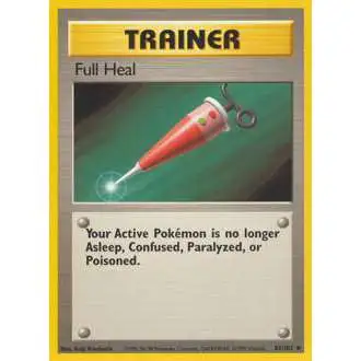 Pokemon Base Set Uncommon Full Heal #82