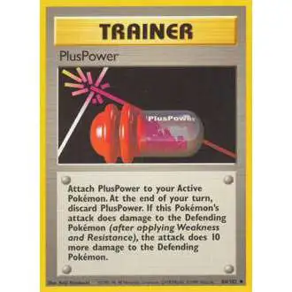Pokemon Base Set Uncommon PlusPower #84