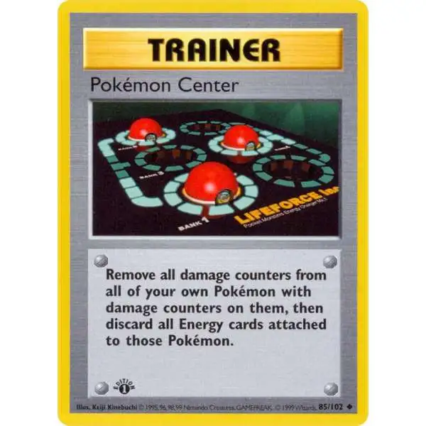 Base Set Uncommon Pokemon Center #85 [1st Edition]
